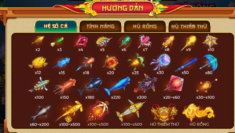 Các bước tham gia chơi Bắn cá trung thu