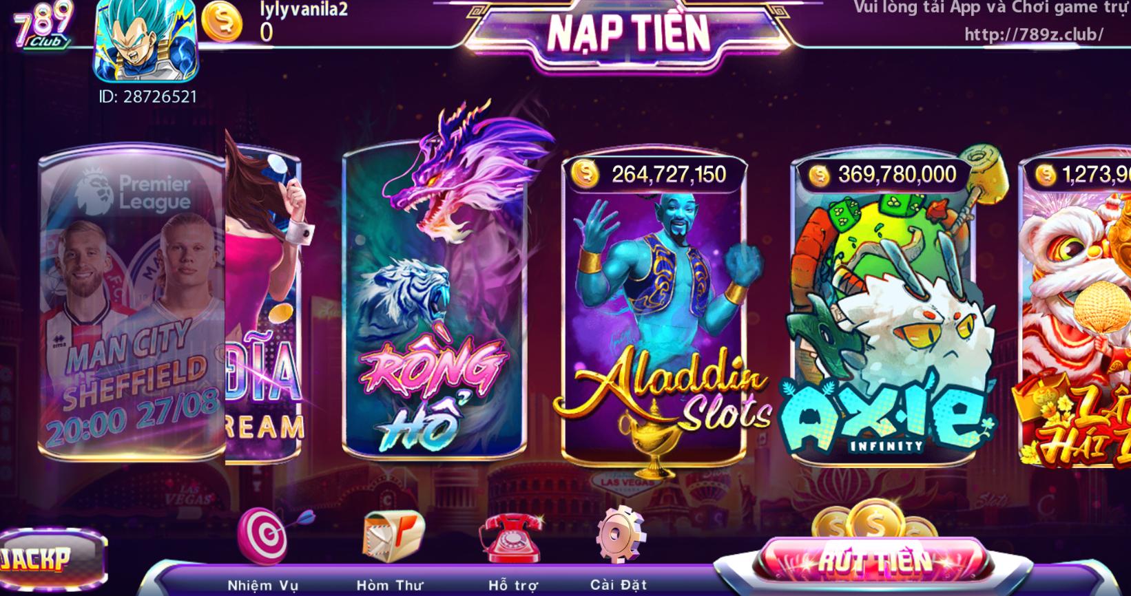 Hướng dẫn chi tiết cách quay slot Aladdin trên 789Club