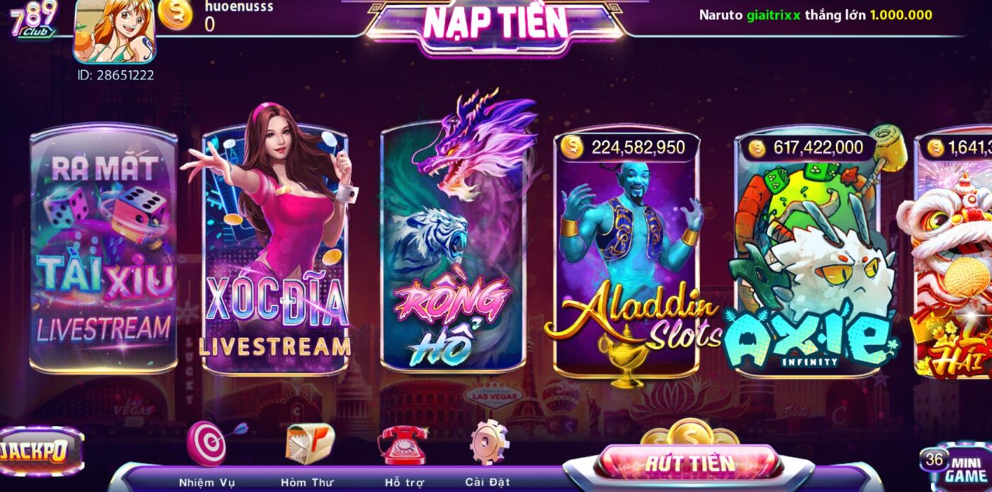 Giới thiệu về game bài Rồng hổ 789 Club apk