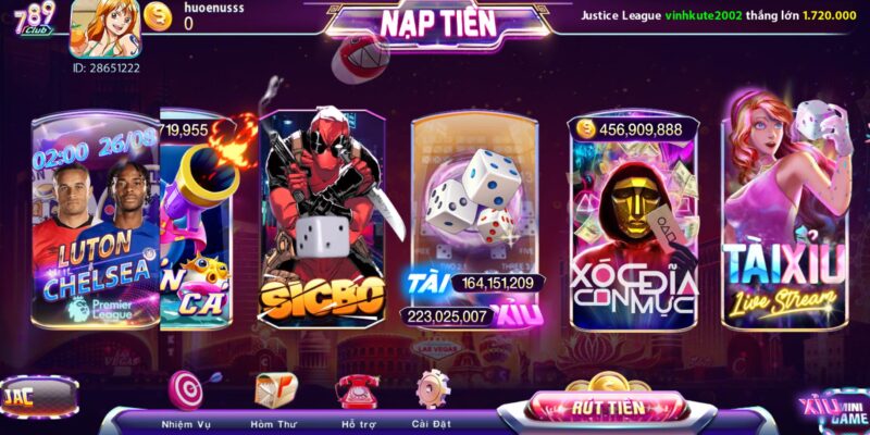 Tài xỉu - Game cược đẳng cấp tại 789Club