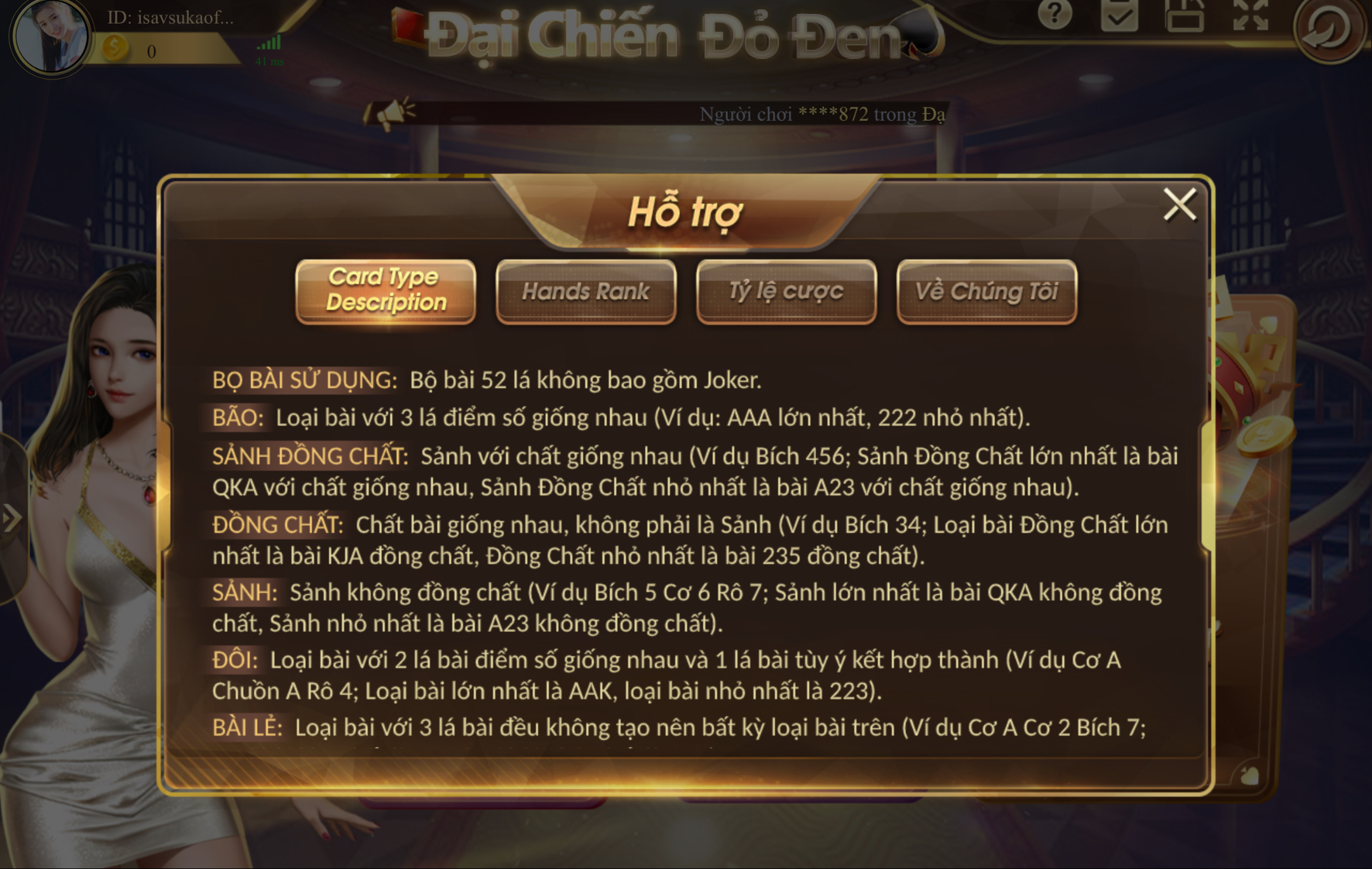 Những thuật ngữ trong quá trình tham gia game bài Phỏm